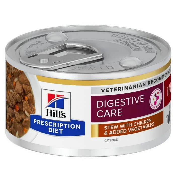 Hill's Prescription Diet Hill's Prescription Diet Feline Digestive Care I/D AB+ Allo Spezzatino Pollo E Verdure 24 X 82 Grs 2 Hill's Prescription Diet Hill's Prescription Diet Feline Digestive Care I/D AB+ Allo Spezzatino Pollo E Verdure 24 X 82 Grs - immagine 2