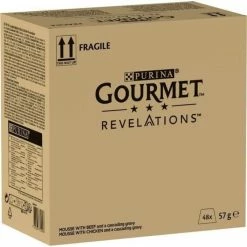 Gourmet Perle Purina Gourmet Revelations Con Pollo E Manzo Per Gatto 48 X 57 G