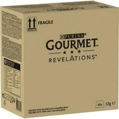 Gourmet Perle Purina Gourmet Revelations Con Tonno E Salmone Per Gatto 48 X 57 G