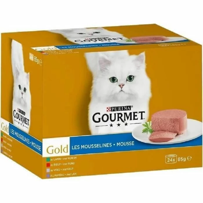 Purina Gourmet Gold Les Mousselines Per Gatto 24 X 85 G 1 Purina Gourmet Gold Les Mousselines Per Gatto 24 X 85 G