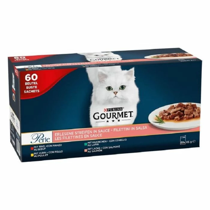 Purina Gourmet Perle Filettini In Salsa Per Gatto 60 X 85 G