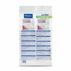 Virbac Veterinary HPM Junior Neutered Cat 3 Kg 5 Virbac Veterinary HPM Junior Neutered Cat 3 Kg -Alimentazione Gatto negozio 360055 bag hpm neutered cat junior 3kg back