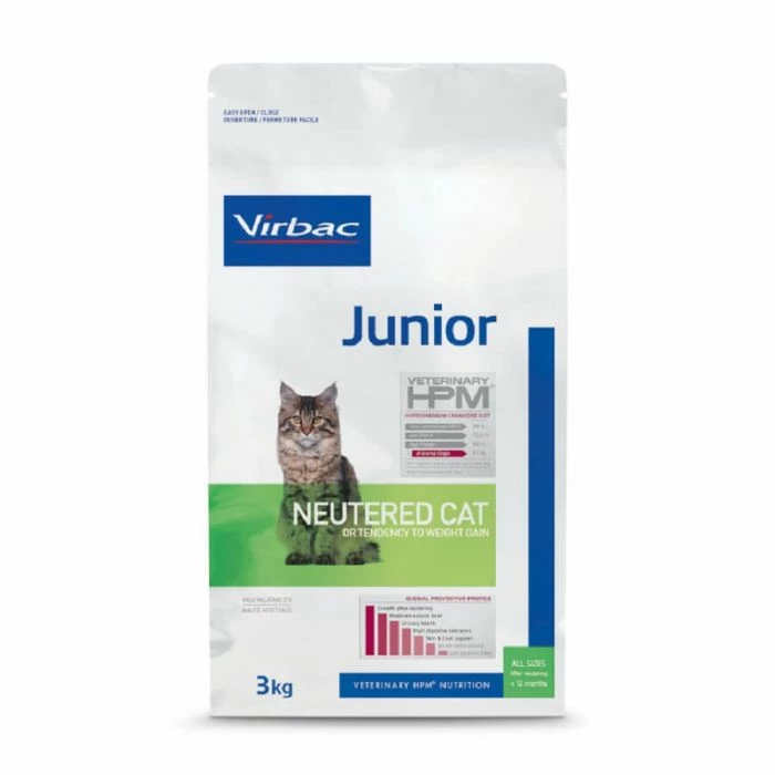 Virbac Veterinary HPM Junior Neutered Cat 3 Kg 2 Virbac Veterinary HPM Junior Neutered Cat 3 Kg - immagine 2