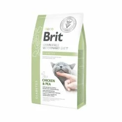 Brit Veterinary Grain Free Brit Vet Diet Cat Diabetes Senza Cereali 5 Kg