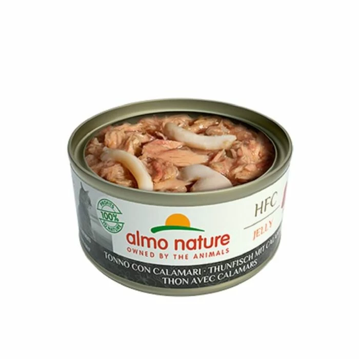 Almo Nature HFC Jelly Tonno Con Calmari Per Gatto 24 X 70 G 2 Almo Nature HFC Jelly Tonno Con Calmari Per Gatto 24 X 70 G - immagine 2
