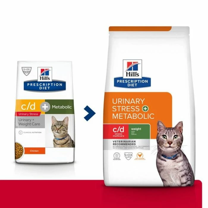 Hill's Prescription Diet Hill's Prescription Diet Feline C/D Urinary Stress + Metabolic 8 Kg 1 Hill's Prescription Diet Hill's Prescription Diet Feline C/D Urinary Stress + Metabolic 8 Kg
