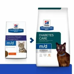 Hill's Prescription Diet Hill's Prescription Diet Feline M/D 1.5 Kg -Alimentazione Gatto negozio 52742048208 0 prescription diet chat m d croquettes poulet 1