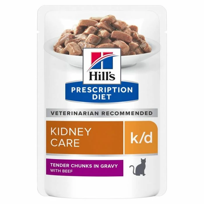 Hill's Prescription Diet Hill's Prescription Diet Feline K/D Manzo BUSTINE 12 X 85 G 2 Hill's Prescription Diet Hill's Prescription Diet Feline K/D Manzo BUSTINE 12 X 85 G - immagine 2
