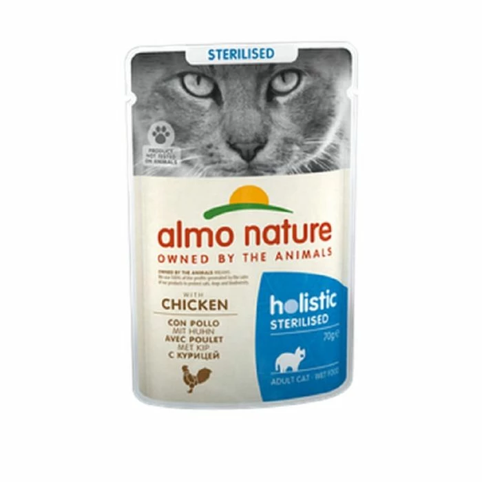 Almo Sterilised Almo Nature Sterilised Pollo Per Gatto 30 X 70 G 1 Almo Sterilised Almo Nature Sterilised Pollo Per Gatto 30 X 70 G