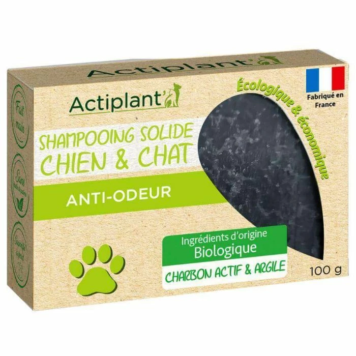 Actiplant Shampoo Solido Anti-Odore Per Cane E Gatto 100 G 2 Actiplant Shampoo Solido Anti-Odore Per Cane E Gatto 100 G - immagine 2