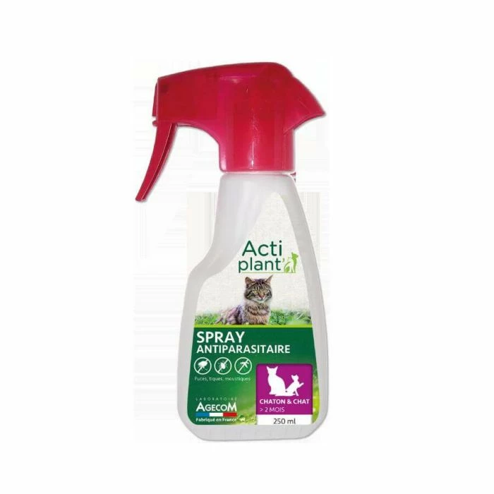 Actiplant Spray Antiparassitario Per Gatti E Gattini 250 Ml 2 Actiplant Spray Antiparassitario Per Gatti E Gattini 250 Ml - immagine 2
