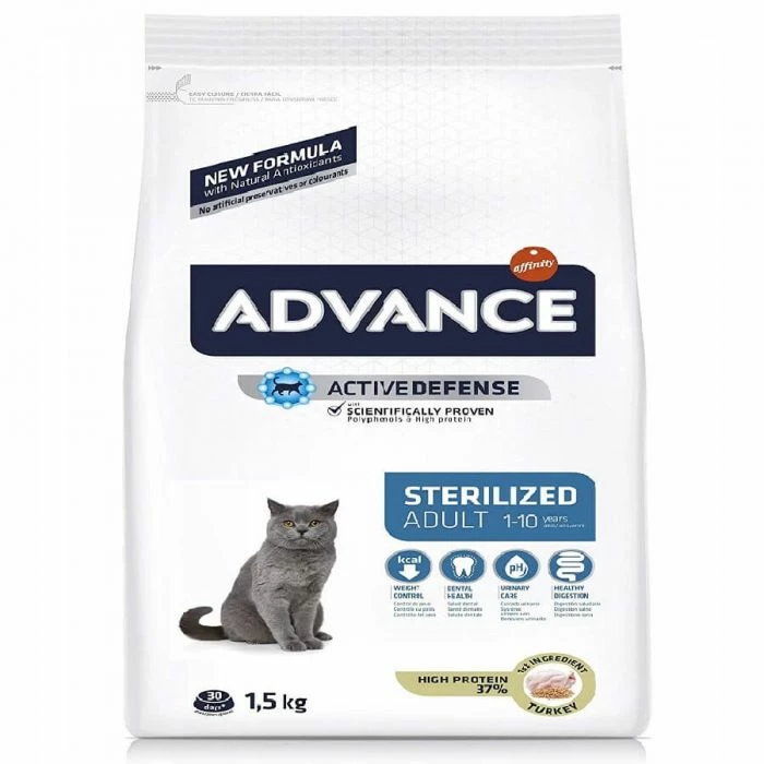 Advance Sterilized Gatto Al Tacchino 1,5 Kg 1 Advance Sterilized Gatto Al Tacchino 1,5 Kg