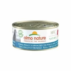 Almo Classic Almo Nature HFC Natural Tonno Pollo E Formaggio Per Gatto 4 X 150 G