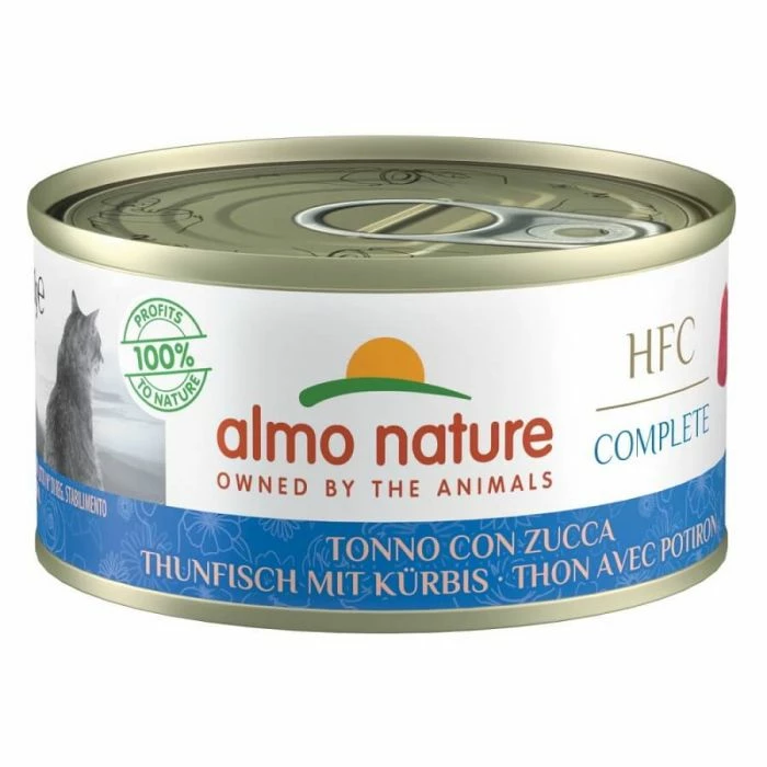 Almo Nature HFC Complete Tonno E Zucca Senza Cereali Per Gatto 24 X 70 G 1 Almo Nature HFC Complete Tonno E Zucca Senza Cereali Per Gatto 24 X 70 G