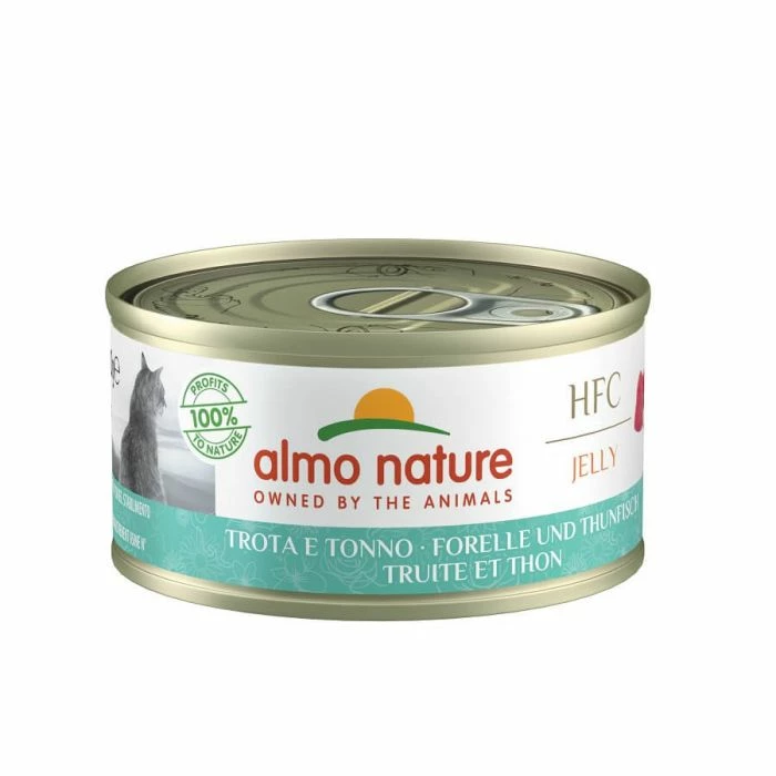 Almo Nature HFC Jelly Trota E Tonno Per Gatto 24 X 70 G 1 Almo Nature HFC Jelly Trota E Tonno Per Gatto 24 X 70 G