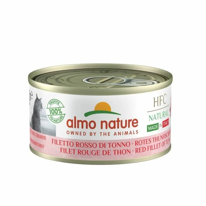 Almo HFC Natural Almo Nature Gatto Natural HFC Made In Italy Filetto Rosso Di Tonno 24 X 70 G