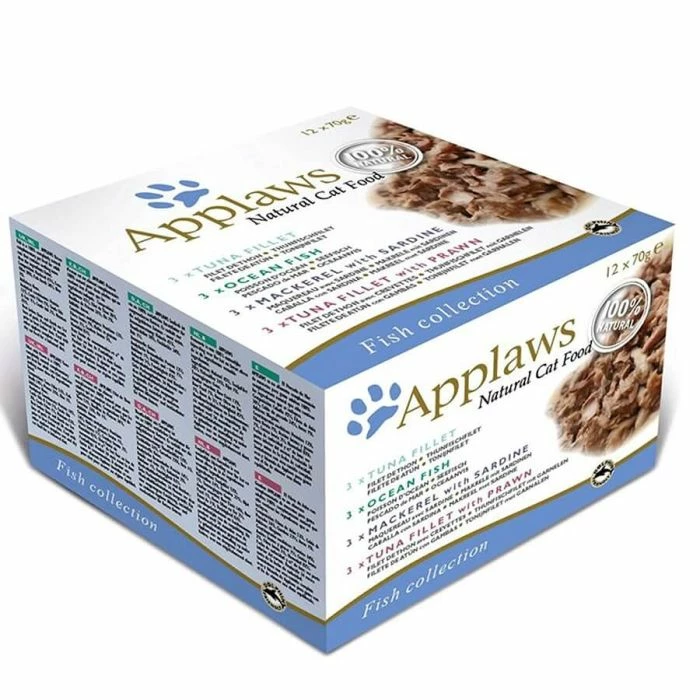 Applaws Multipack Gatto 4 Gusti Pesce 48 X 70 G 1 Applaws Multipack Gatto 4 Gusti Pesce 48 X 70 G