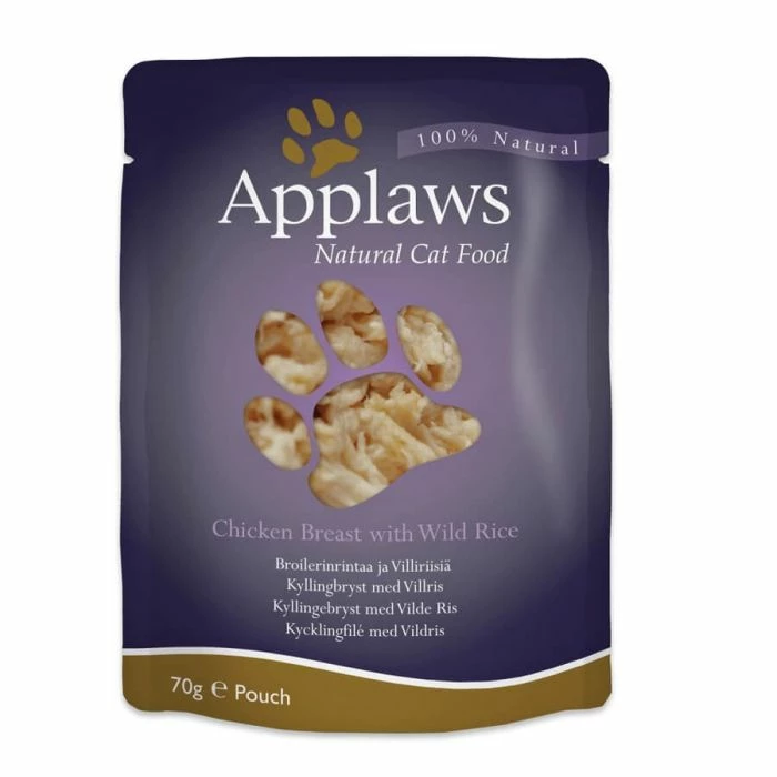 Applaws Bustina Gatto Petto Di Pollo E Riso 12 X 70 G 1 Applaws Bustina Gatto Petto Di Pollo E Riso 12 X 70 G