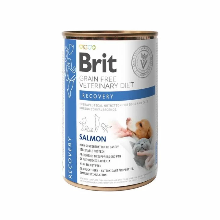 Brit Veterinary Grain Free Brit Vet Diet Dog & Cat Recovery Senza Cereali 6 X 400 G 1 Brit Veterinary Grain Free Brit Vet Diet Dog & Cat Recovery Senza Cereali 6 X 400 G