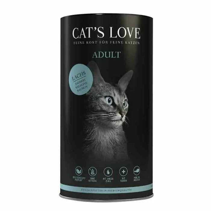CAT'S LOVE Cat's Love Crocchette Adult Al Salmone Senza Cereali E Senza Glutine 1 Kg 1 CAT'S LOVE Cat's Love Crocchette Adult Al Salmone Senza Cereali E Senza Glutine 1 Kg