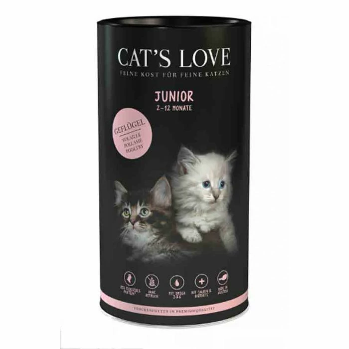 CAT'S LOVE Cat's Love Croquettes Junior Al Pollame Senza Cereali E Senza Glutine 1 Kg 1 CAT'S LOVE Cat's Love Croquettes Junior Al Pollame Senza Cereali E Senza Glutine 1 Kg