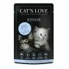 CAT'S LOVE Cat's Love Junior Vitello Senza Cereali & Senza Glutine 12 X 85 G
