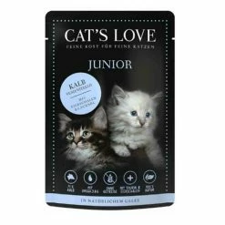 CAT'S LOVE Cat's Love Junior Vitello Senza Cereali & Senza Glutine 12 X 85 G