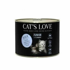 CAT'S LOVE Cat's Love Junior Al Vitello Senza Cereali & Senza Glutine 6 X 200 G