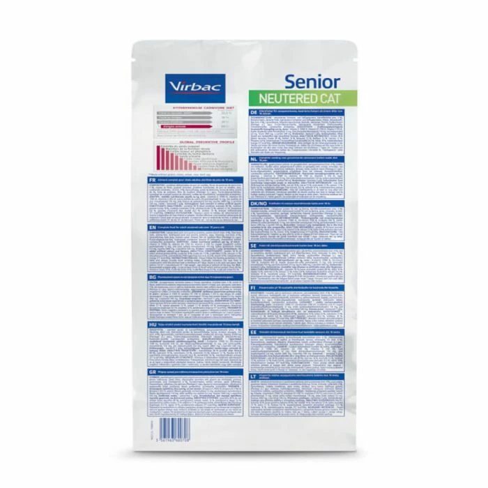 Virbac Veterinary HPM Senior Neutered Cat 1.5 Kg 2 Virbac Veterinary HPM Senior Neutered Cat 1.5 Kg - immagine 2
