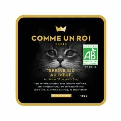 Comme Un Roi Gatto Bio Manzo Verdure 16 X 100 G