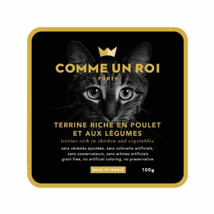 Comme Un Roi Gatto Al Pollo & Verdure 16 X 100 G 1 Comme Un Roi Gatto Al Pollo & Verdure 16 X 100 G