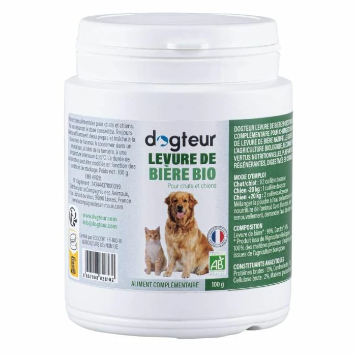 Dogteur Phyto Dogteur Lievito Di Birra Bio Per Cane E Gatto 100 G 1 Dogteur Phyto Dogteur Lievito Di Birra Bio Per Cane E Gatto 100 G