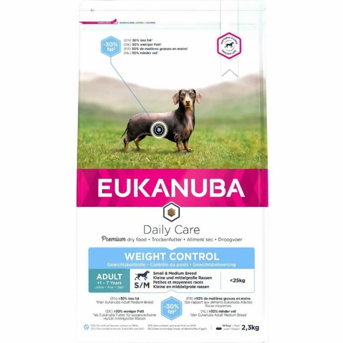 Eukanuba Daily Care Eukanuba Cane Daily Care Adult Overweight Taglia Piccola & Media Al Pollo 2.3 Kg 1 Eukanuba Daily Care Eukanuba Cane Daily Care Adult Overweight Taglia Piccola & Media Al Pollo 2.3 Kg