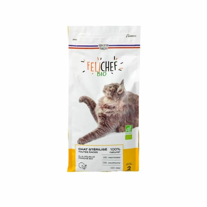 Felichef Crocchette BIO Gatto Sterilizzato 2 Kg 1 Felichef Crocchette BIO Gatto Sterilizzato 2 Kg