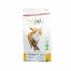Felichef Crocchette BIO Senza Cereali, Senza Gluten Gatto Sterilizzato 5 Kg