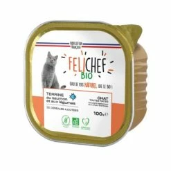 Felichef Terrine Bio Al Salmone Senza Cereali Per Gatto 16 X 100 G