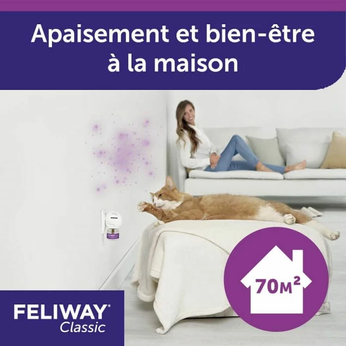 Feliway Classic Feliway Diffusore + Ricarica 48ml (30 Giorni) 9 Feliway Classic Feliway Diffusore + Ricarica 48ml (30 Giorni) - immagine 9