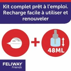 Feliway Friends Diffusore + Ricarica 48 Ml -Alimentazione Gatto negozio feliway friends diffuseur recharge 48 ml 3