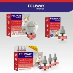 Feliway Friends Diffusore + Ricarica 48 Ml -Alimentazione Gatto negozio feliway friends diffuseur recharge 48 ml 9