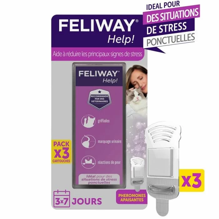 Feliway Help Pack 3 Cartucce 7 Jours 1 Feliway Help Pack 3 Cartucce 7 Jours
