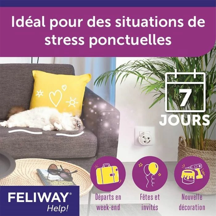 Feliway Help Pack 3 Cartucce 7 Jours 4 Feliway Help Pack 3 Cartucce 7 Jours - immagine 4
