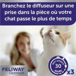 Feliway Optimum Diffusore + Ricarica 48ml (30 Giorni) 15 Feliway Optimum Diffusore + Ricarica 48ml (30 Giorni) -Alimentazione Gatto negozio feliway optimum diffuseur recharge 48 ml 30 jours 7