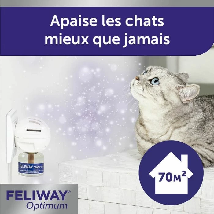 Feliway Optimum Diffusore + Ricarica 48ml (30 Giorni) 8 Feliway Optimum Diffusore + Ricarica 48ml (30 Giorni) - immagine 8