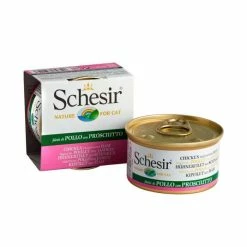 Schesir Pollo Con Prosciutto In Gelatina Per Gatto 14 X 85 G
