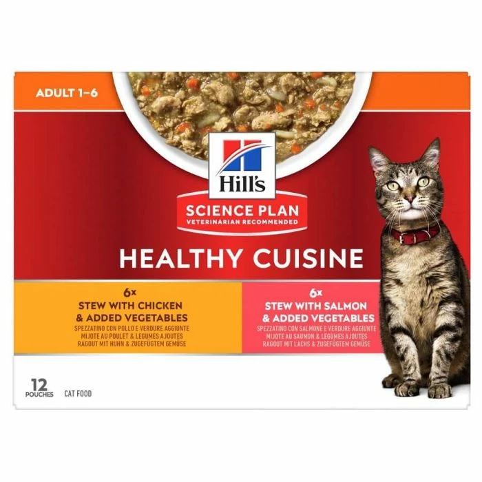 Hill's Science Plan Hill's Science Plan Feline Adult Healthy Cuisine 12 X 80 G 1 Hill's Science Plan Hill's Science Plan Feline Adult Healthy Cuisine 12 X 80 G