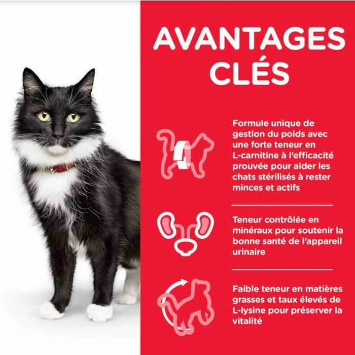 Hill's Science Plan Hill's Science Plan Feline Mature Adult 7+ Sterilised Cat Pollo 3 Kg 3 Hill's Science Plan Hill's Science Plan Feline Mature Adult 7+ Sterilised Cat Pollo 3 Kg - immagine 3