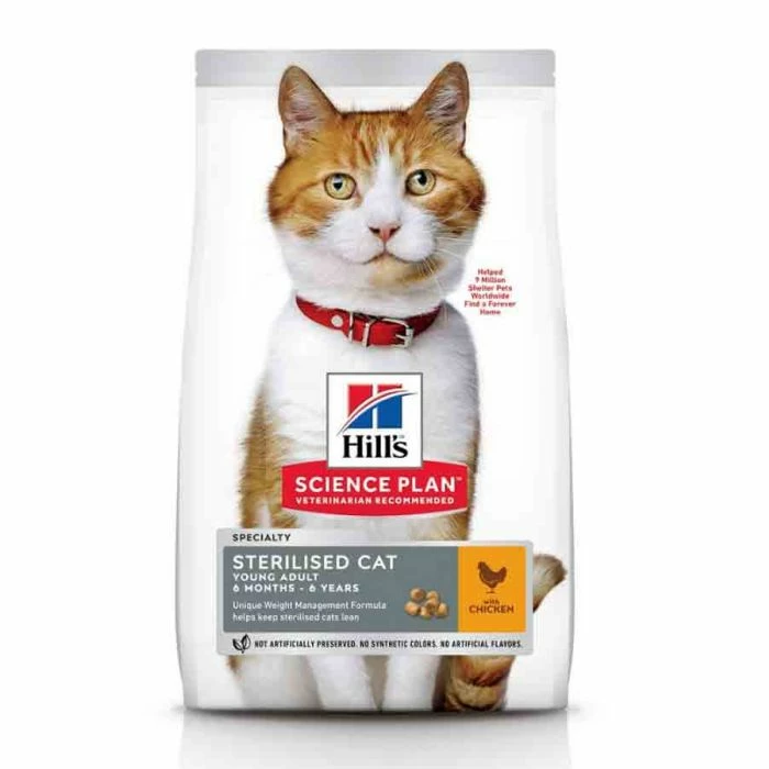 Hill's Science Plan Hill's Science Plan Feline Adult Sterilised Cat Al Pollo 3 Kg 1 Hill's Science Plan Hill's Science Plan Feline Adult Sterilised Cat Al Pollo 3 Kg