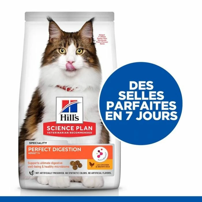 Hill's Science Plan Hill's Science Plan Feline Adult Perfect Digestion 7 Kg 2 Hill's Science Plan Hill's Science Plan Feline Adult Perfect Digestion 7 Kg - immagine 2