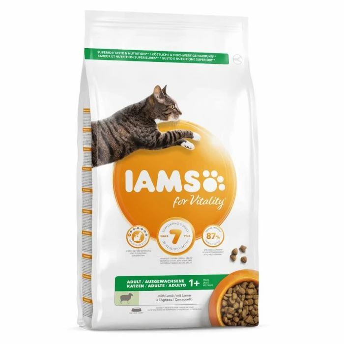 IAMS Vitality Crocchette Gatto Adulto Agnello 10 Kg 1 IAMS Vitality Crocchette Gatto Adulto Agnello 10 Kg