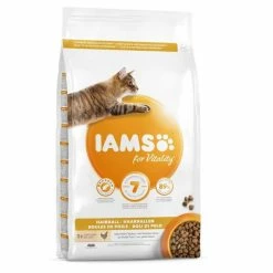 IAMS Vitality Crochette Gatto Adulto Hairball Pollo 10 Kg